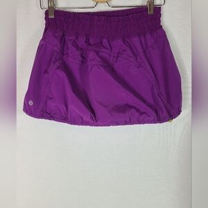 Lululemon Run Tracker Skirt Purple Size 6 RARE